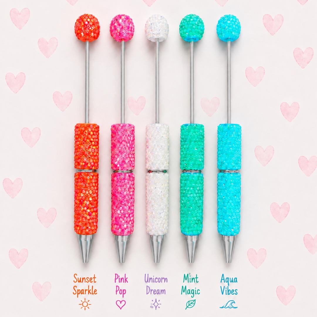 Rhinestone Beadable Pen Blanks *NEW COLORS*