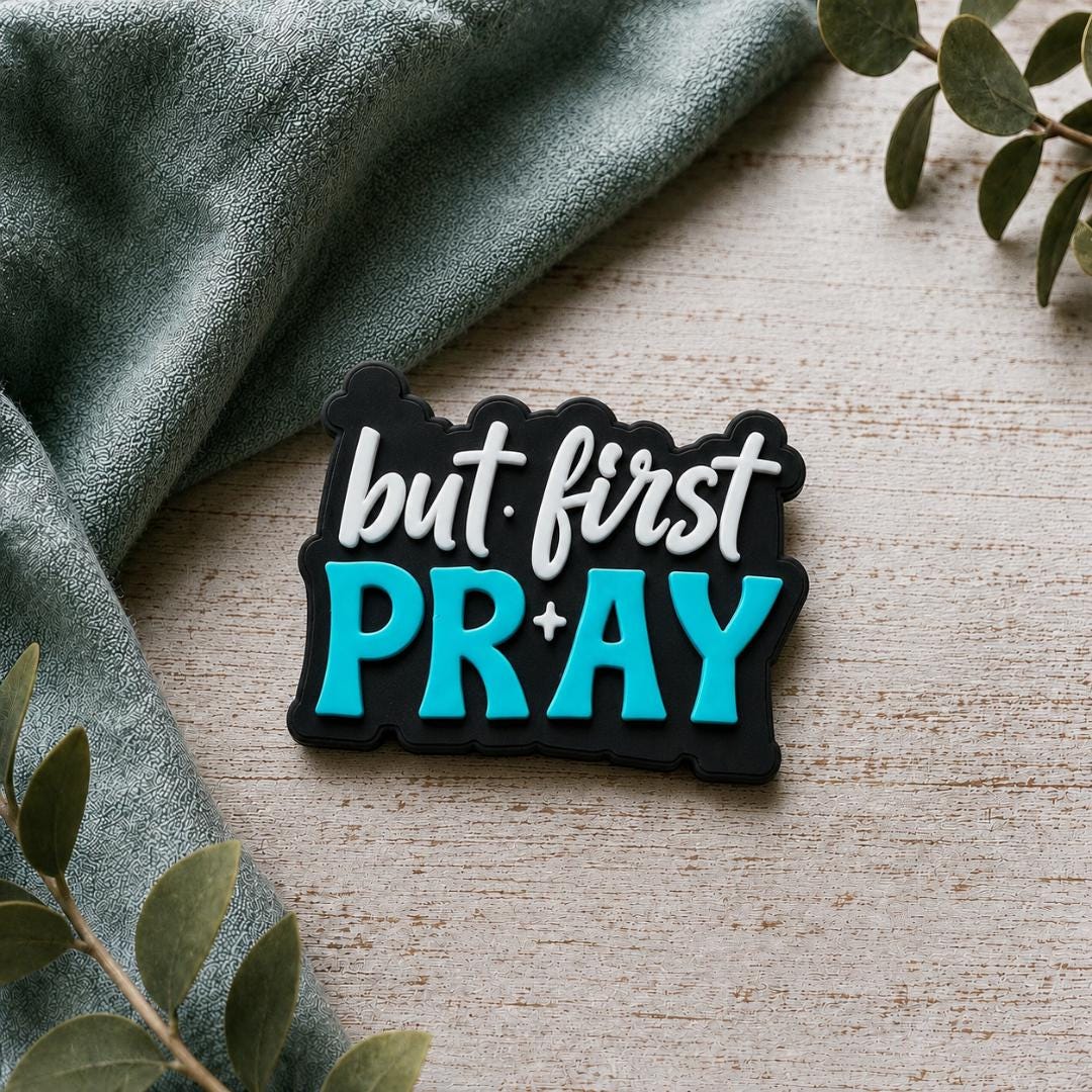 But First Pray Focal Bead 241