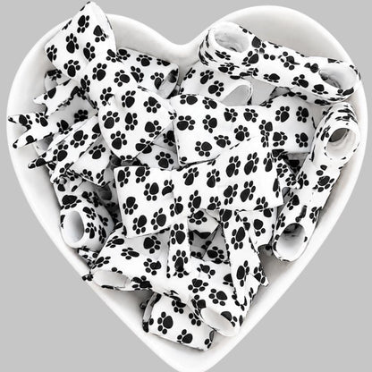 Paw Print Large Bow Focal