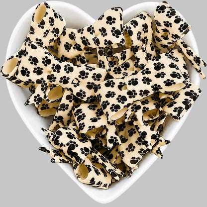 Paw Print Large Bow Focal