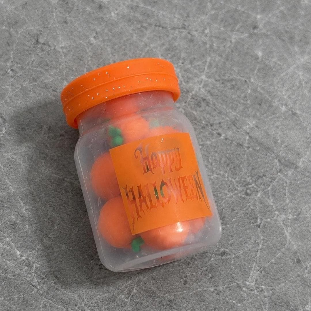 Pumpkin Shaker Jar Bead