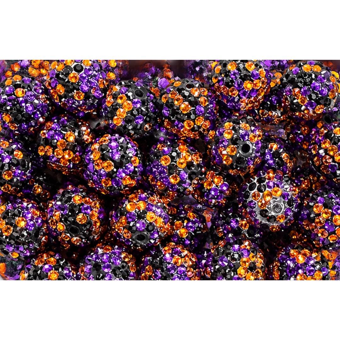 20mm Witch's Brew Rhinestone Acrylic Bead
