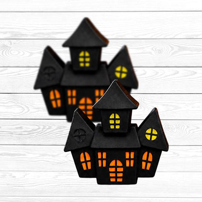 3D Haunted House Focal Bead