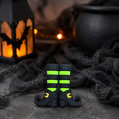 3D Witch Boots Focal Bead