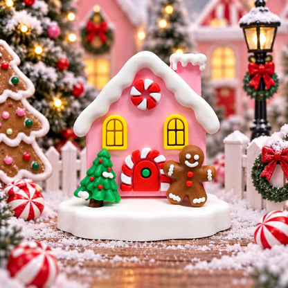 3D Gingerbread House Focal Bead
