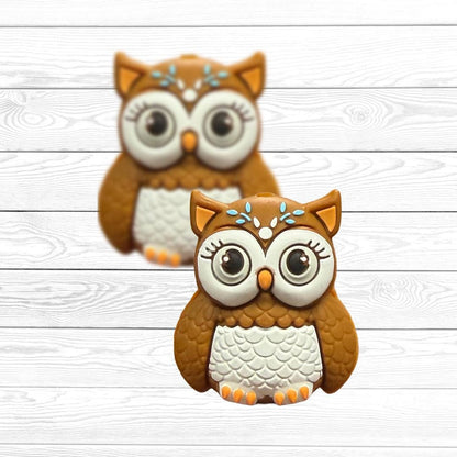 3D Owl Focal Bead