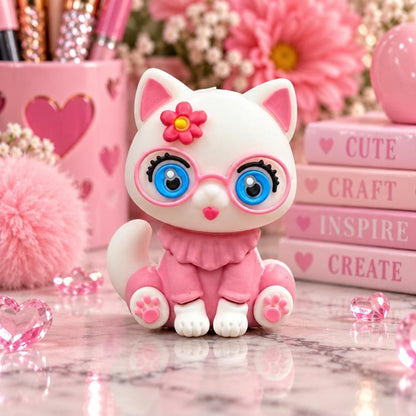 3D Cat Focal Bead