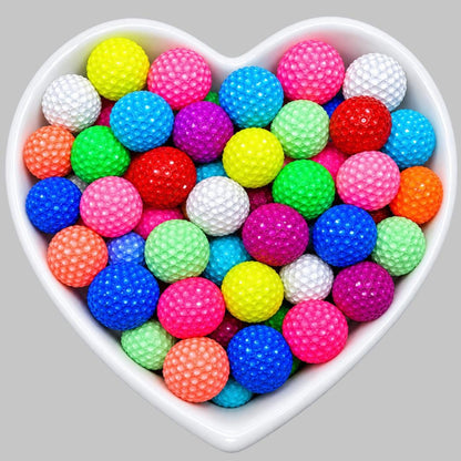 16mm Rhinestone Clay Luminous Beads