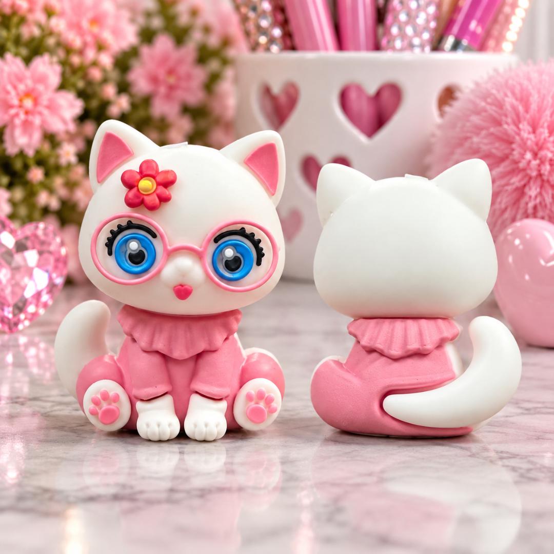 3D Cat Focal Bead