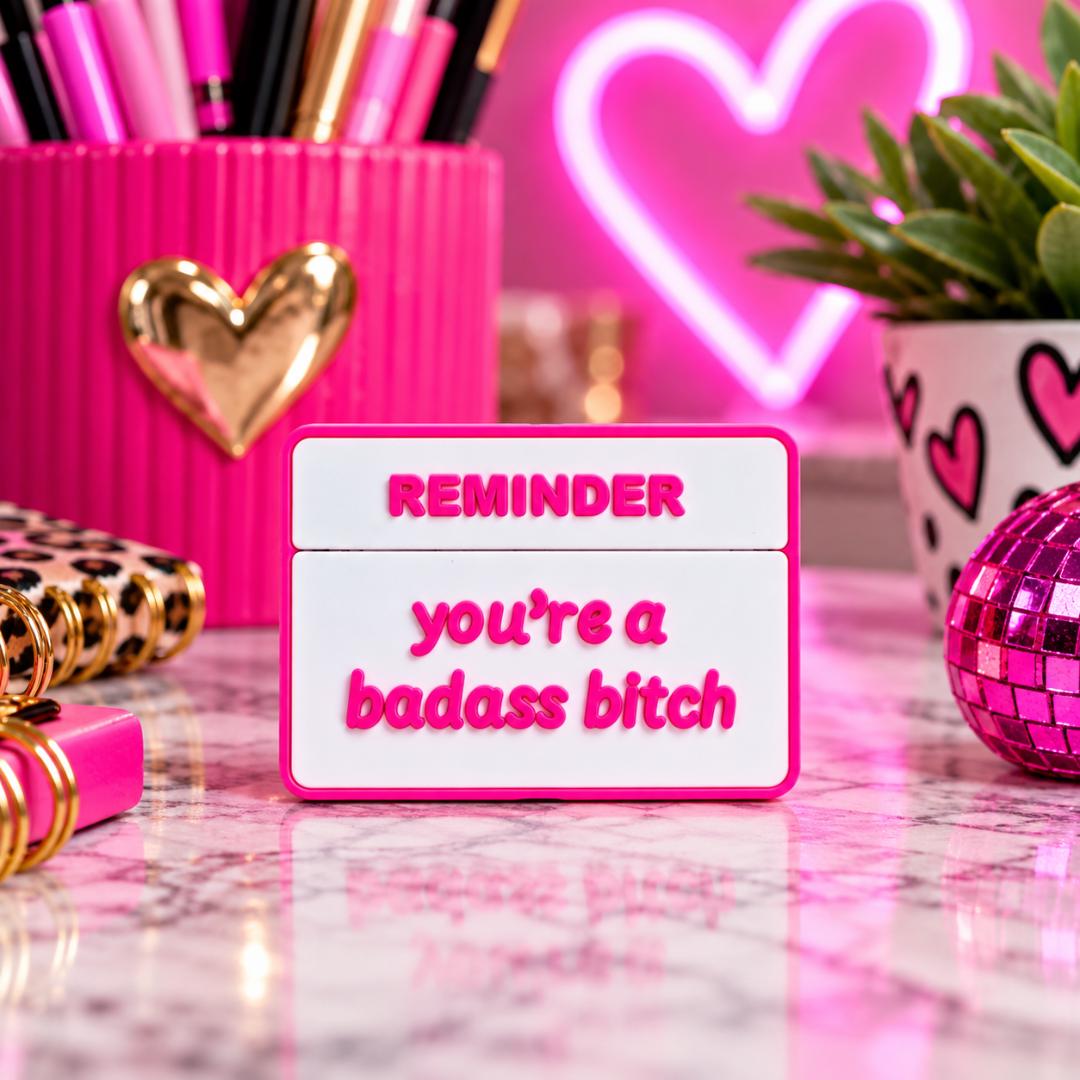 Reminder You're a Badass Bitch Focal Bead 265