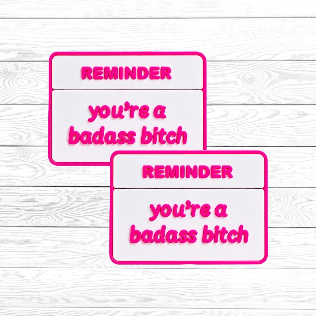 Reminder You're a Badass Bitch Focal Bead 265