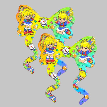 Rainbow Girl Large Bow Focal