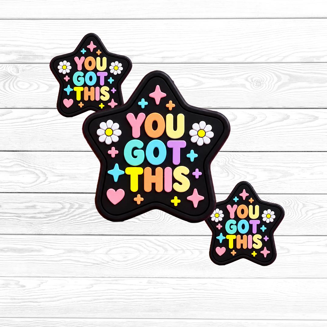 You Got This Focal Bead, Motivational Focal Beads 272