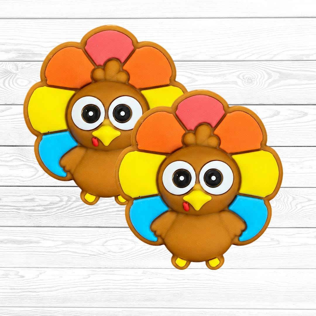 3D Turkey Focal Bead