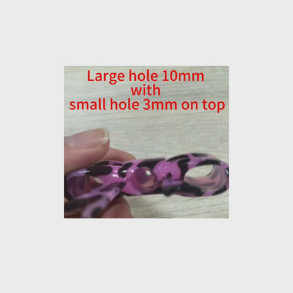 Pretty in Pink Glitter Bow Straw Topper/Focal